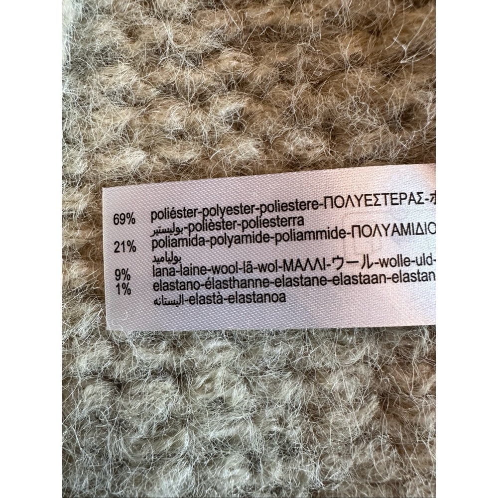 Zara Brushed Effect Knit Cardigan NWT Size S-M - Picture 12 of 16